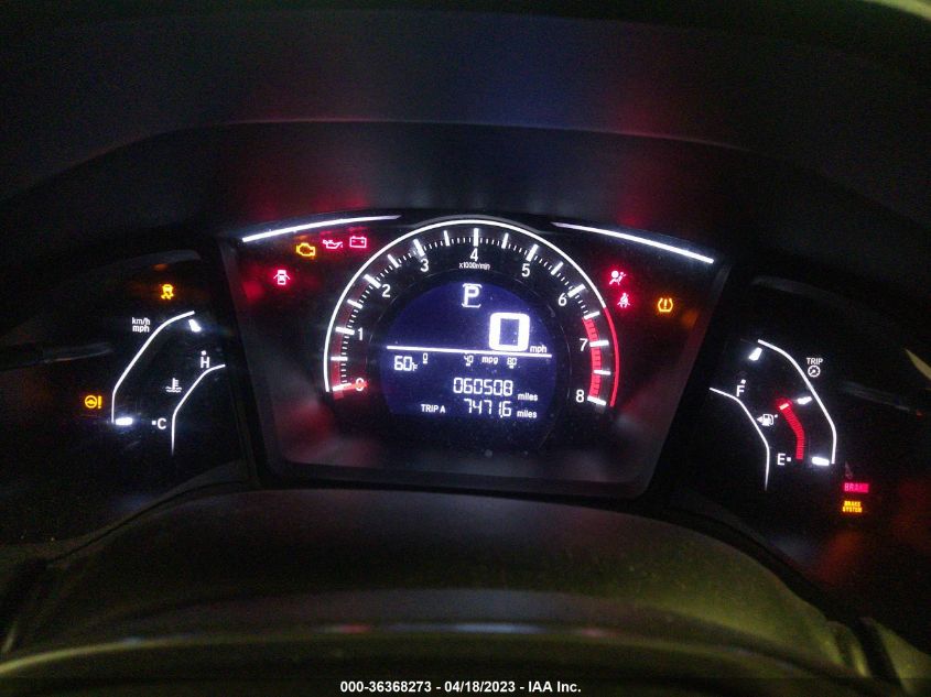 2017 HONDA CIVIC HATCHBACK LX - SHHFK7H25HU414728