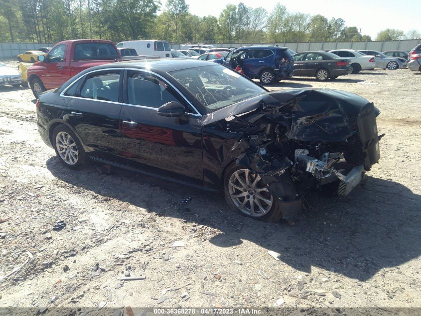 2022 AUDI A4 SEDAN PREMIUM - WAUABAF43NN003335