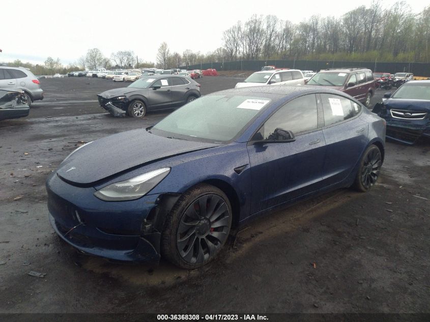 2021 TESLA MODEL 3 PERFORMANCE - 5YJ3E1EC1MF984855