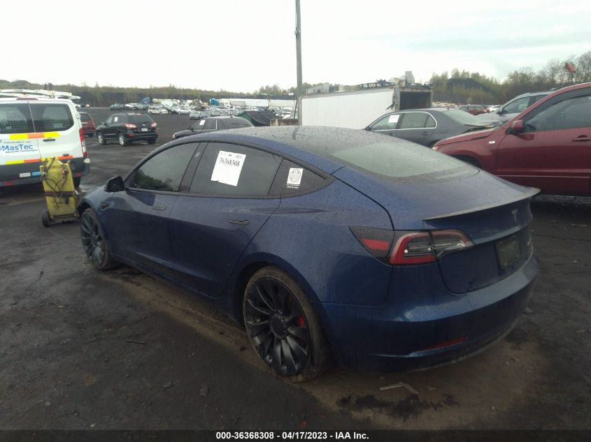 2021 TESLA MODEL 3 PERFORMANCE - 5YJ3E1EC1MF984855
