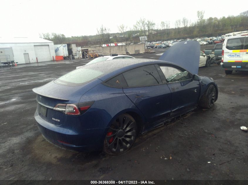 2021 TESLA MODEL 3 PERFORMANCE - 5YJ3E1EC1MF984855
