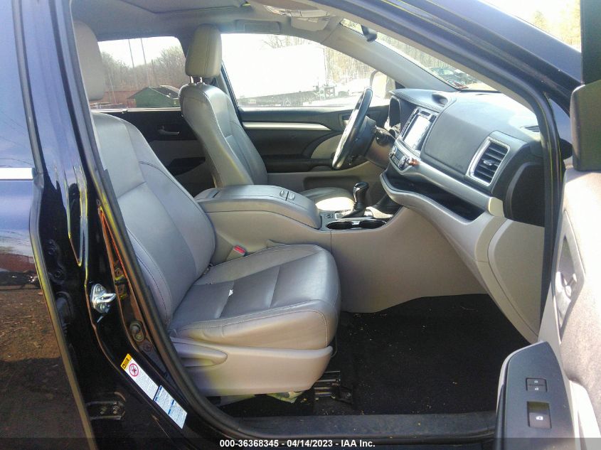 2016 TOYOTA HIGHLANDER XLE - 5TDJKRFH8GS232465