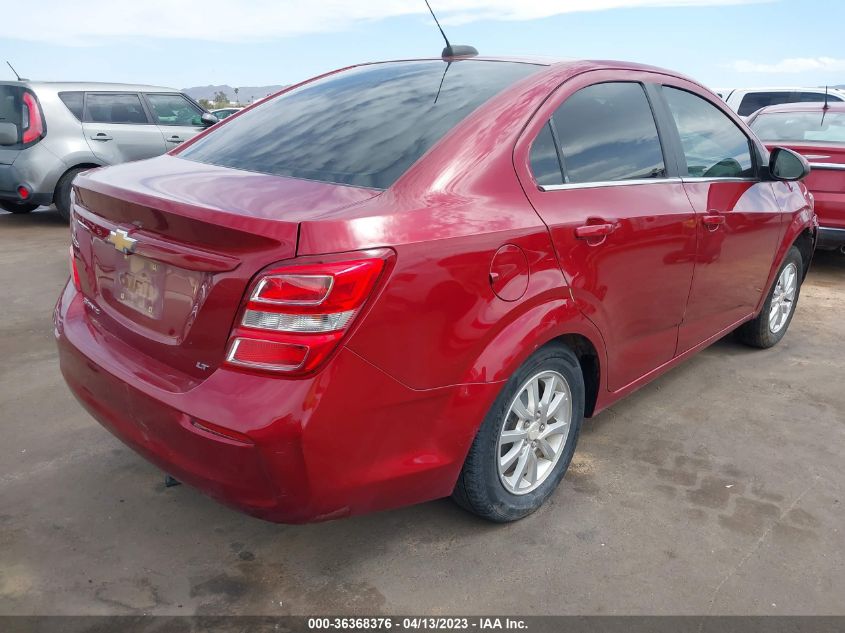 2017 CHEVROLET SONIC LT - 1G1JD5SH4H4161036