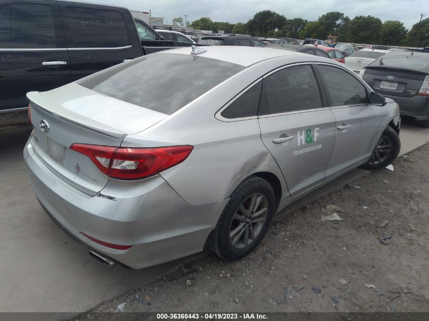 2015 HYUNDAI SONATA 2.4L SE - 5NPE24AFXFH234555