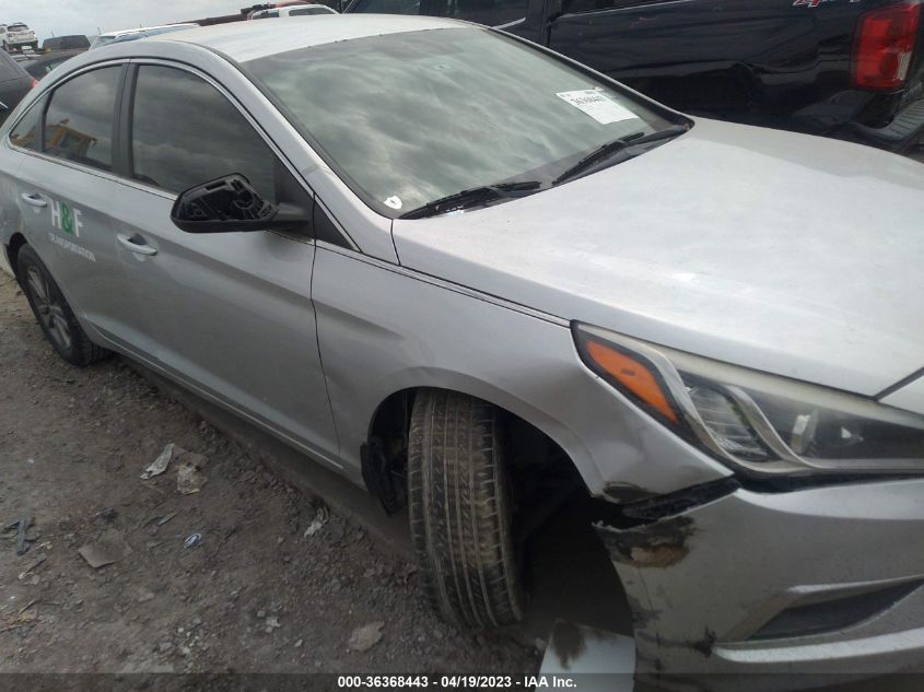 2015 HYUNDAI SONATA 2.4L SE - 5NPE24AFXFH234555