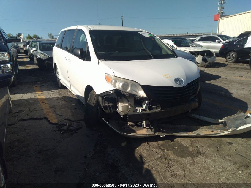 2013 TOYOTA SIENNA L - 5TDZK3DCXDS330951