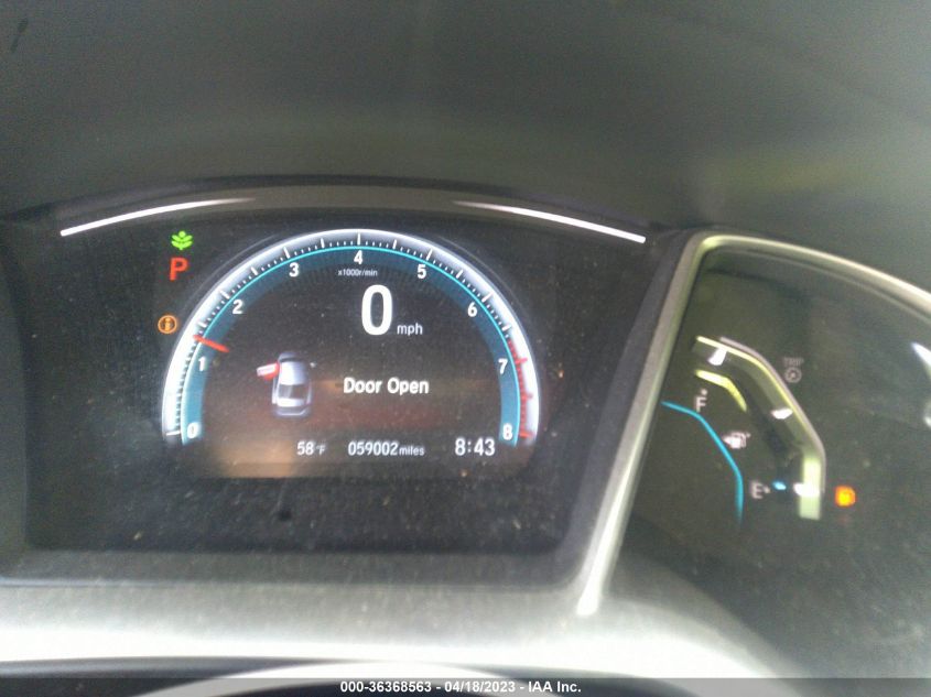 2018 HONDA CIVIC SEDAN EX - 19XFC2F70JE028875