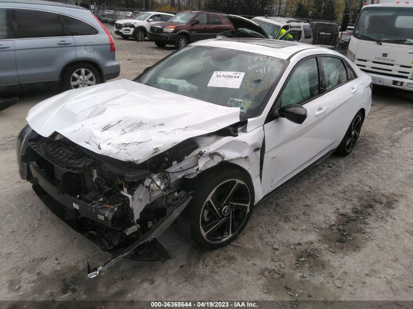 2022 HYUNDAI ELANTRA N LINE - KMHLR4AF2NU239879
