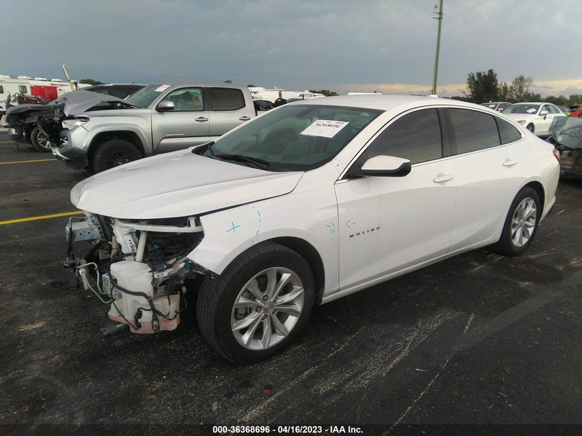 VIN 1G1ZD5ST5MF035323 2021 CHEVROLET MALIBU LT