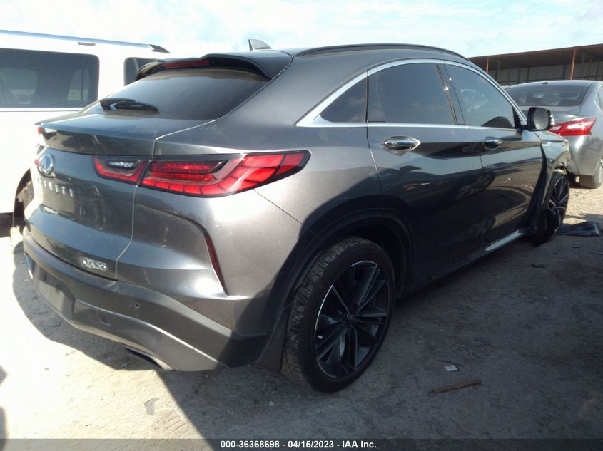 2022 INFINITI QX55 ESSENTIAL 3PCAJ5K33NF112709