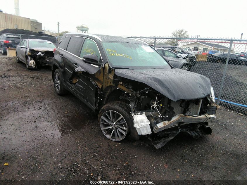 2019 TOYOTA HIGHLANDER SE/XLE - 5TDJZRFH2KS714997