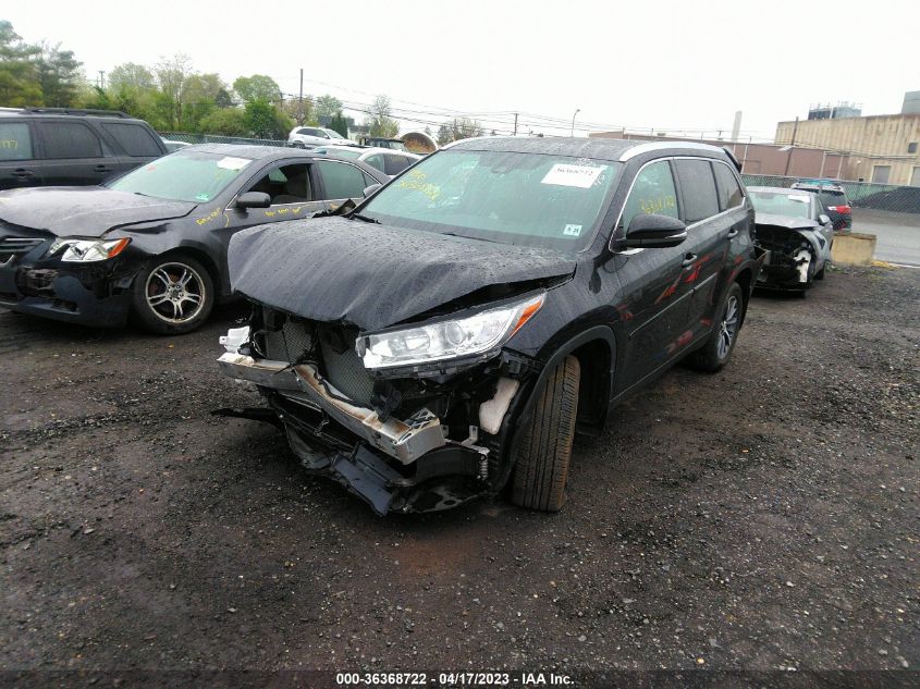 2019 TOYOTA HIGHLANDER SE/XLE - 5TDJZRFH2KS714997