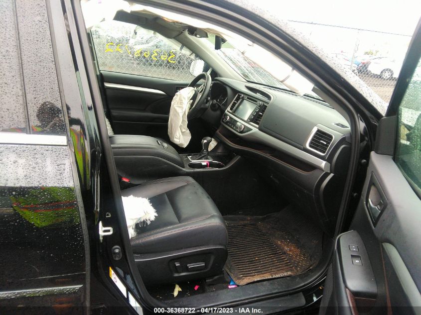 2019 TOYOTA HIGHLANDER SE/XLE - 5TDJZRFH2KS714997
