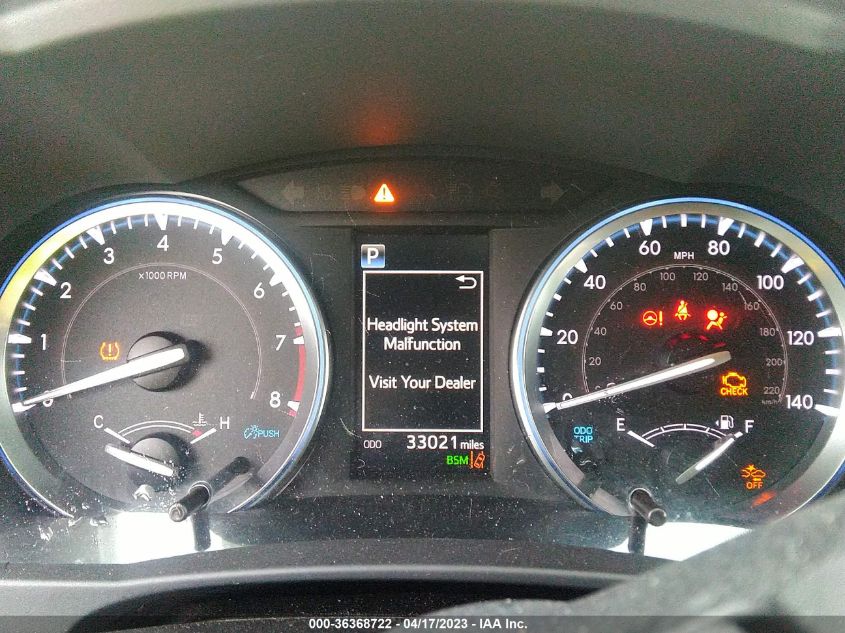 2019 TOYOTA HIGHLANDER SE/XLE - 5TDJZRFH2KS714997