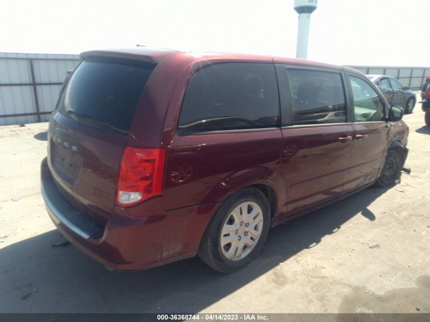 2017 DODGE GRAND CARAVAN SE - 2C4RDGBG3HR866193