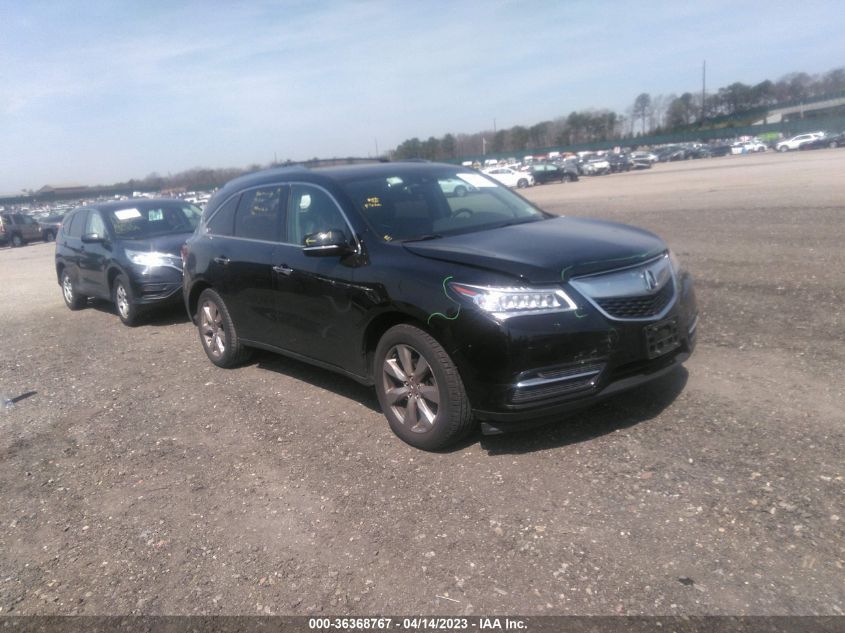 2016 ACURA MDX W/ADVANCE/W/ADVANCE - 5FRYD4H96GB056357