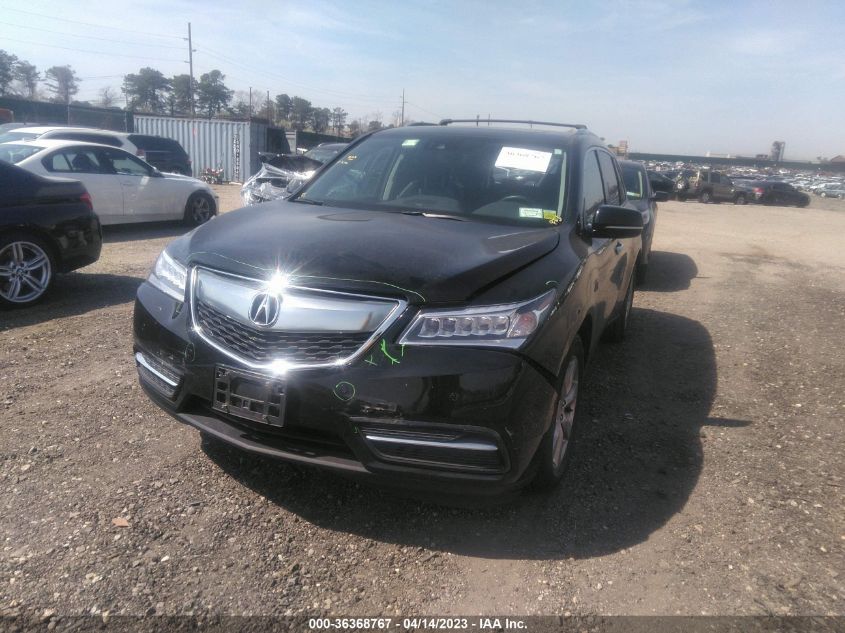 2016 ACURA MDX W/ADVANCE/W/ADVANCE - 5FRYD4H96GB056357
