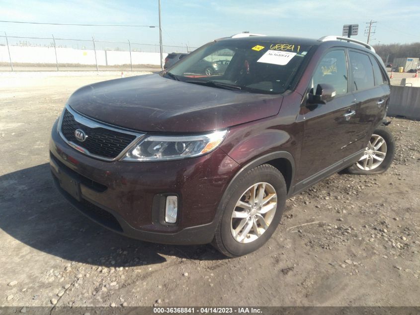 2014 KIA SORENTO LX - 5XYKT3A63EG455656