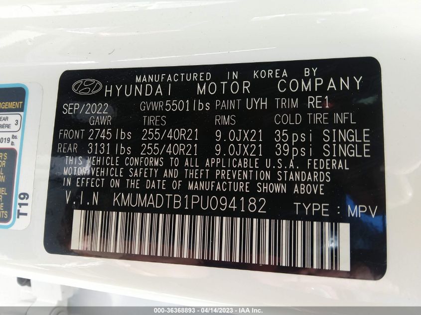 2023 GENESIS GV70 2.5T - KMUMADTB1PU094182