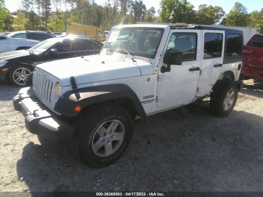 2017 JEEP WRANGLER UNLIMITED SPORT - 1C4BJWDG2HL521716
