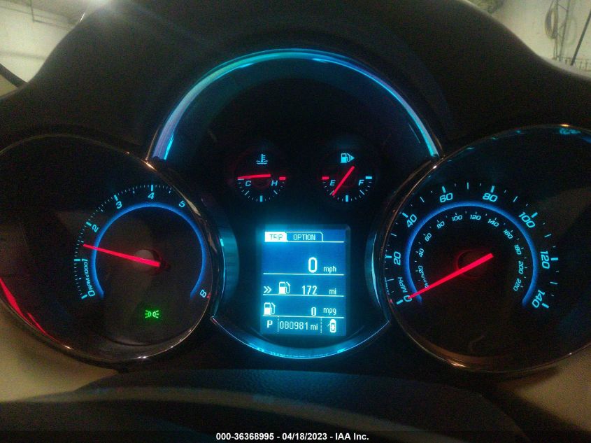 2013 CHEVROLET CRUZE 2LT - 1G1PE5SB6D7291735