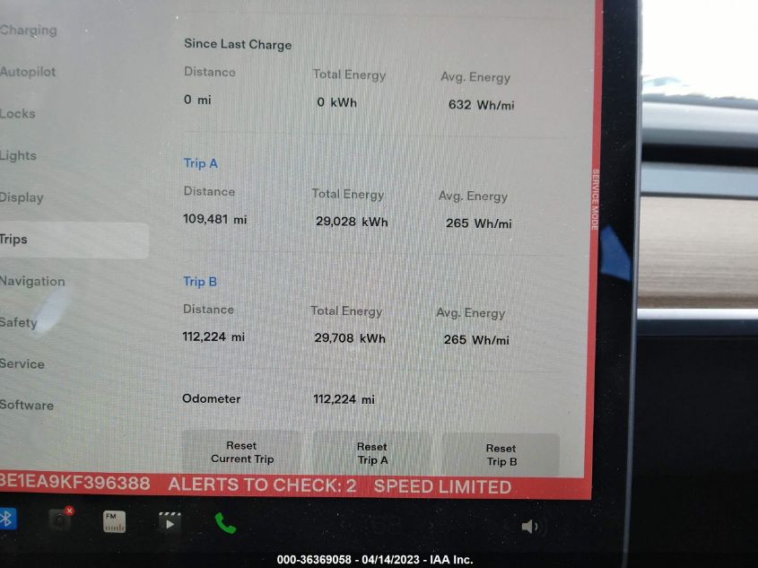2019 TESLA MODEL 3 RANGE - 5YJ3E1EA9KF396388