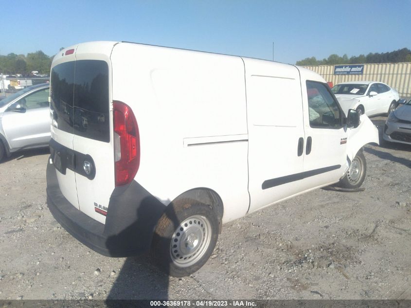 2017 RAM PROMASTER CITY CARGO VAN TRADESMAN ZFBERFAB9H6D24979