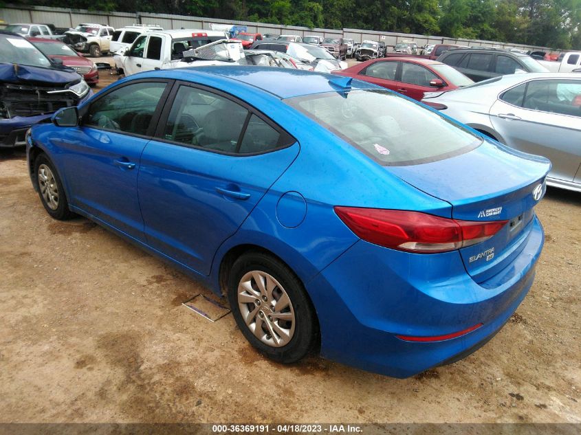 2017 HYUNDAI ELANTRA SE - KMHD74LF8HU118740