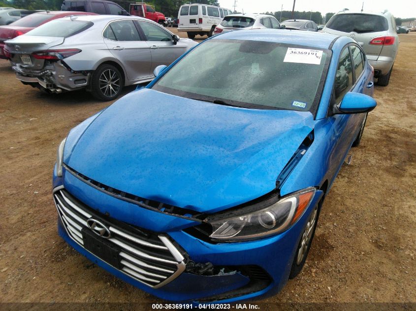 2017 HYUNDAI ELANTRA SE - KMHD74LF8HU118740