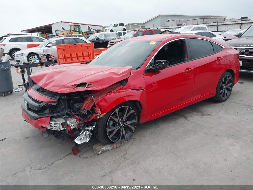 VIN 2HGFC2F87KH552556 2019 HONDA CIVIC SEDAN SPORT