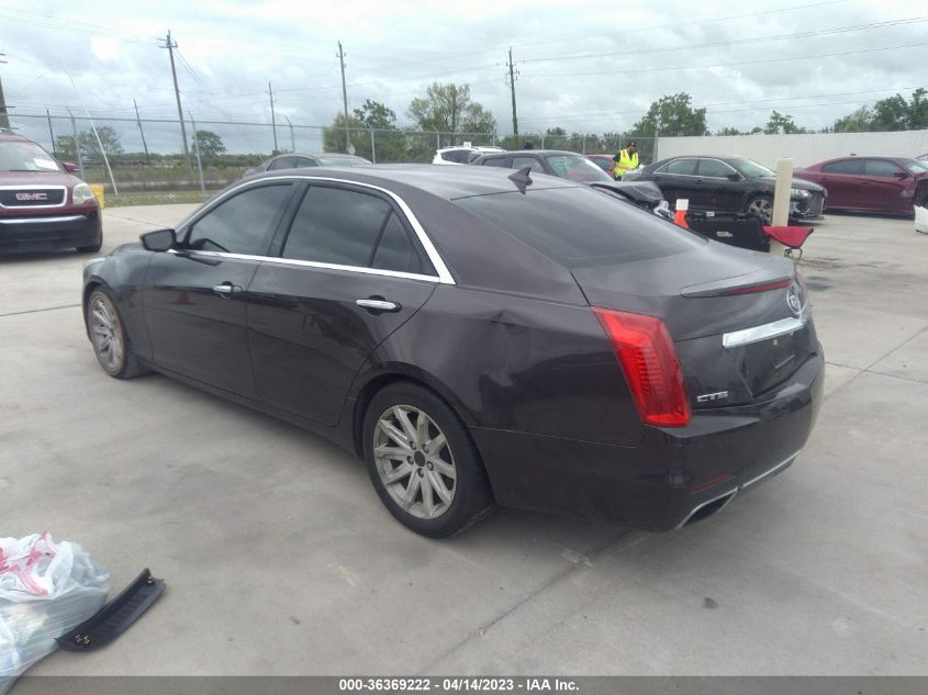 2014 CADILLAC CTS SEDAN LUXURY RWD - 1G6AR5SX2E0153894