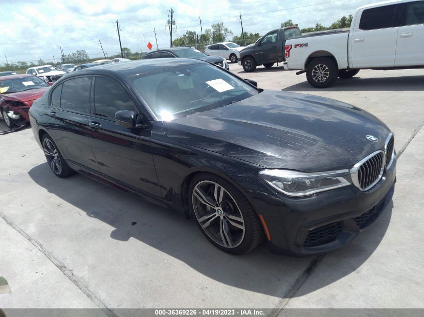 2016 BMW 7 SERIES 750I - WBA7F0C58GGL99985
