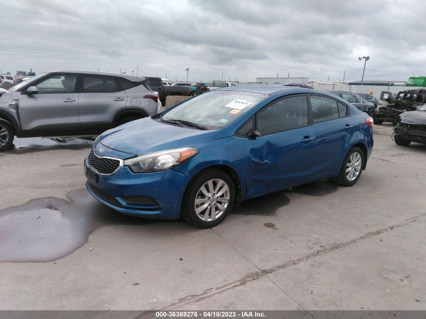 2014 KIA FORTE LX - KNAFX4A69E5168775