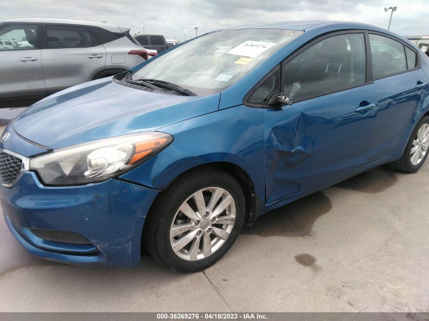 2014 KIA FORTE LX - KNAFX4A69E5168775