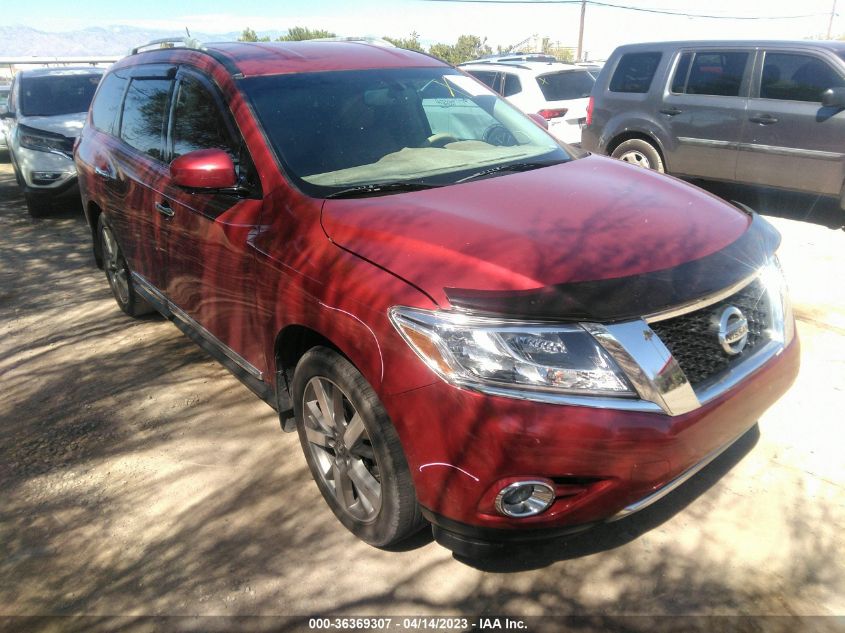 2013 NISSAN PATHFINDER PLATINUM - 5N1AR2MN9DC649856