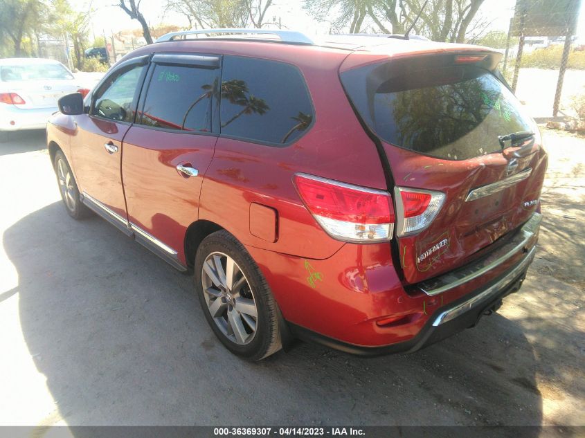 2013 NISSAN PATHFINDER PLATINUM - 5N1AR2MN9DC649856