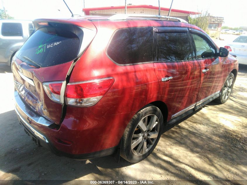 2013 NISSAN PATHFINDER PLATINUM - 5N1AR2MN9DC649856