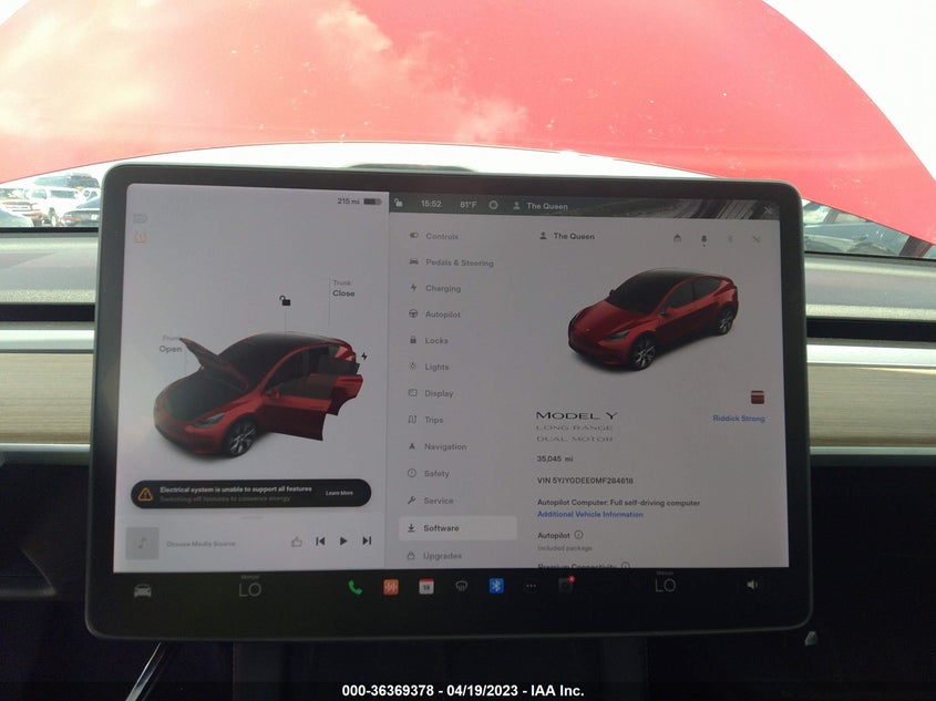 VIN 5YJYGDEE0MF284618 2021 TESLA MODEL Y LONG RANGE