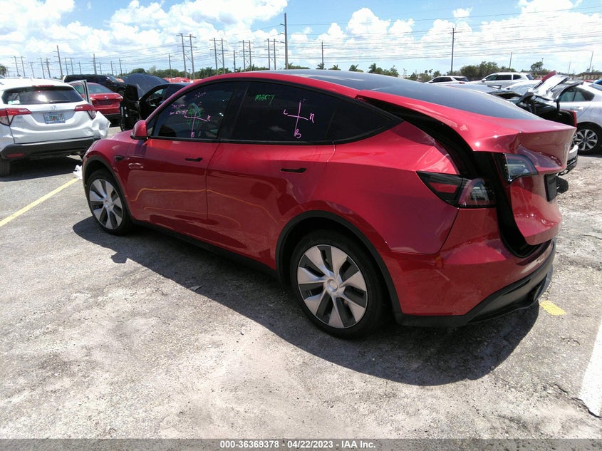 VIN 5YJYGDEE0MF284618 2021 TESLA MODEL Y LONG RANGE