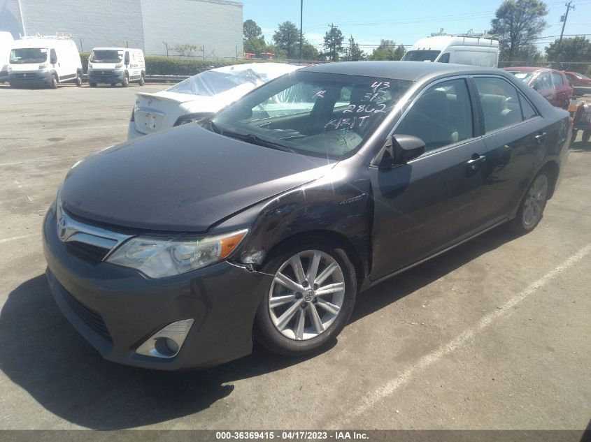2013 TOYOTA CAMRY HYBRID LE/XLE - 4T1BD1FK8DU072862