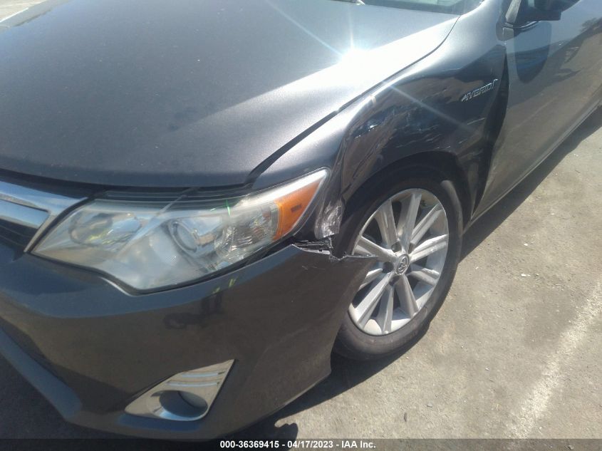 2013 TOYOTA CAMRY HYBRID LE/XLE - 4T1BD1FK8DU072862