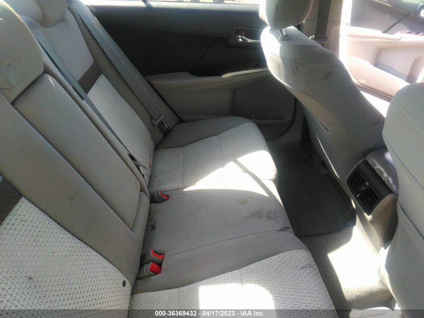 2013 TOYOTA CAMRY L/LE/SE/XLE - 4T4BF1FK3DR302999