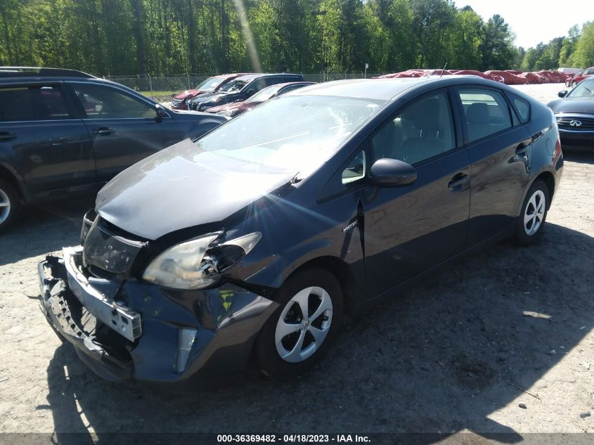 2013 TOYOTA PRIUS ONE/TWO/THREE/FOUR/FIVE - JTDKN3DU4D1621024