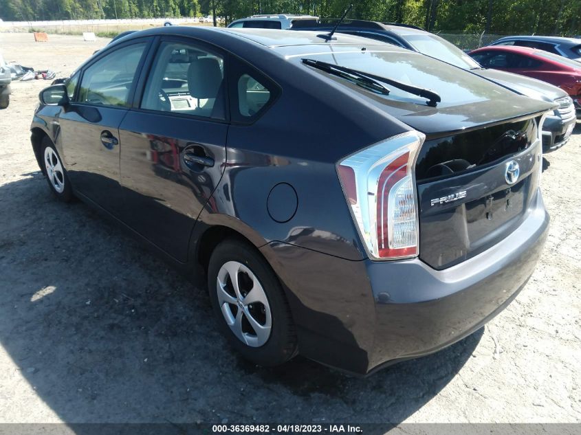 2013 TOYOTA PRIUS ONE/TWO/THREE/FOUR/FIVE - JTDKN3DU4D1621024