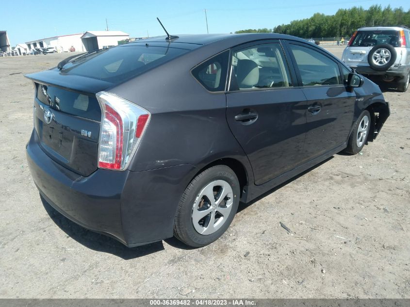 2013 TOYOTA PRIUS ONE/TWO/THREE/FOUR/FIVE - JTDKN3DU4D1621024