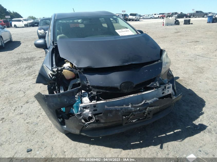 2013 TOYOTA PRIUS ONE/TWO/THREE/FOUR/FIVE - JTDKN3DU4D1621024