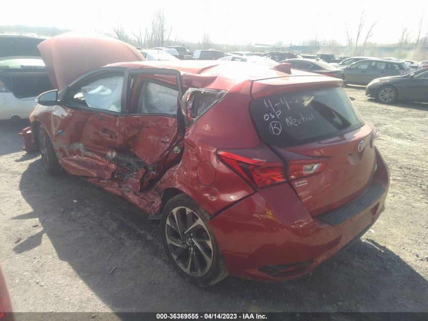 2017 TOYOTA COROLLA IM - JTNKARJE7HJ552617