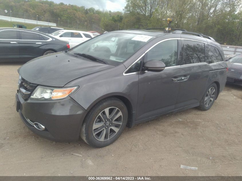 2015 HONDA ODYSSEY TOURING - 5FNRL5H91FB007614
