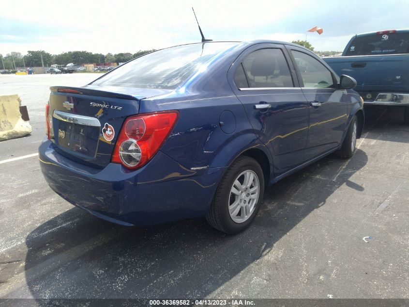 2014 CHEVROLET SONIC LTZ - 1G1JE5SH4E4225617