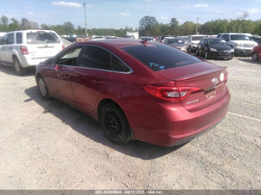 2015 HYUNDAI SONATA 2.4L SE - 5NPE24AF1FH174715